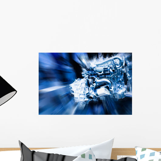 car engine Wall Mural