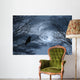 Halloween Background With Spooky Forest Wall Mural