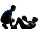 Man Woman Exercising Weights Wall Decal