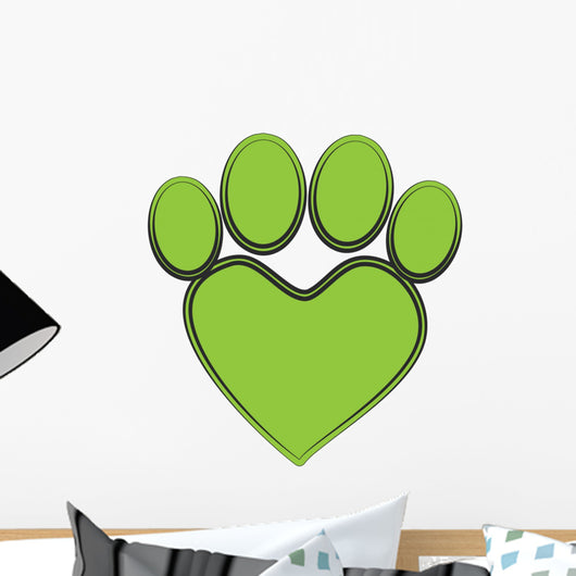 Pet Paw Icon Wall Decal