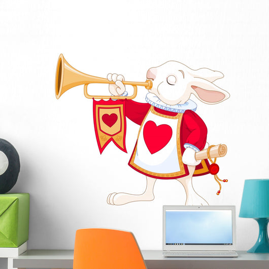 Bunny Royal Trumpeter Wall Decal