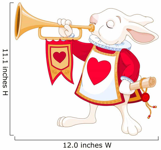 Bunny Royal Trumpeter Wall Decal
