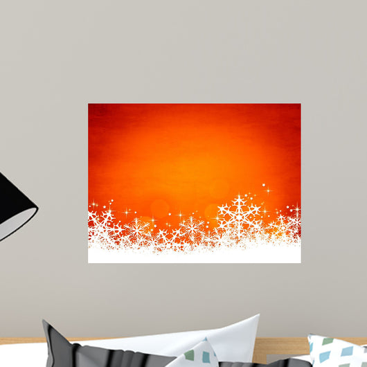 Red Christmas Wall Decal