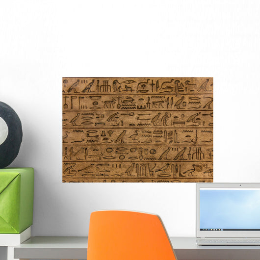 Hieroglyph Wall Mural