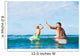 Father and Son Going Surfing Wall Mural