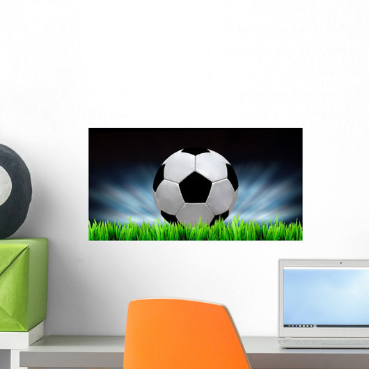 soccer field and the bright lights Wall Mural