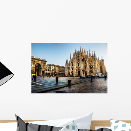 Milan Cathedral, Duomo and Vittorio Emanuele II Gallery, Italy Wall Mural
