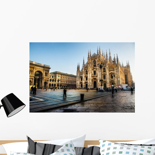 Milan Cathedral, Duomo and Vittorio Emanuele II Gallery, Italy Wall Mural