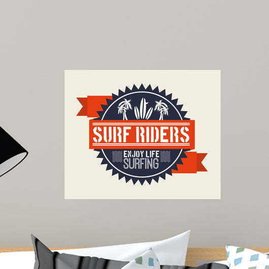 Surf Design Wall Decal