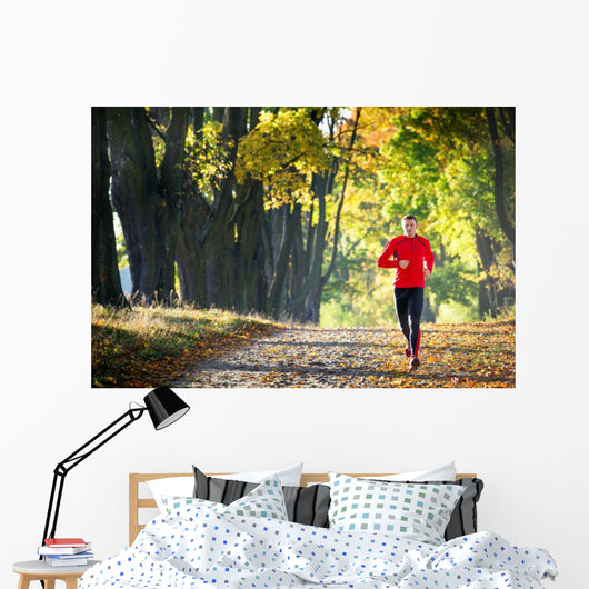 Running Wall Mural