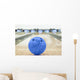Balls on bowling alley against ten pins Wall Mural