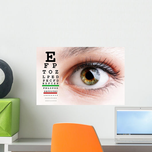 Eye Test Wall Decal