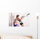 Athletic woman and personal trainer Wall Mural