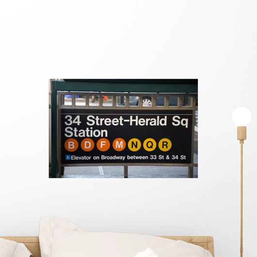 New York - Subway Wall Mural