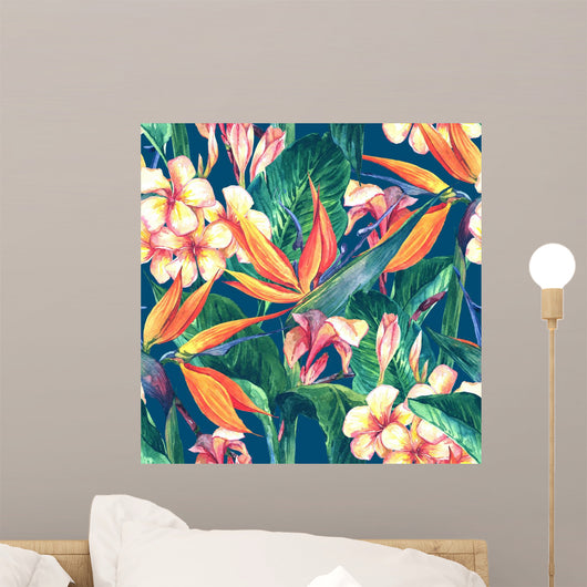 Tropical Seamless Pattern Wall Decal