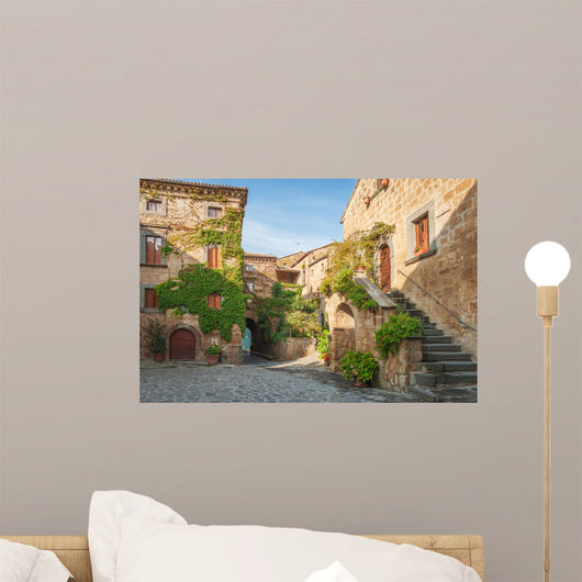 Small Alley Tuscan Village 2 Wall Decal