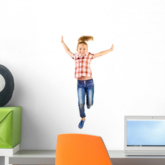 little girl Wall Decal