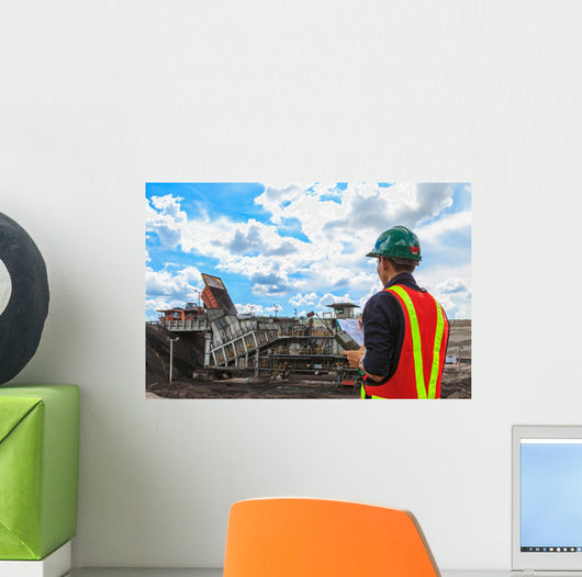 Mining Enginee Wall Mural