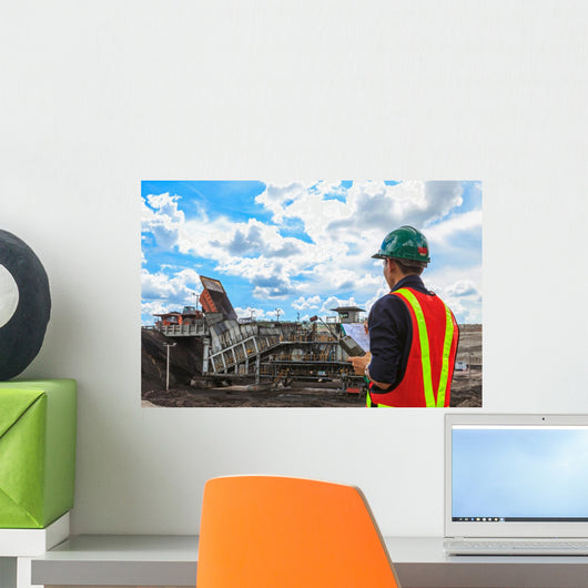 Mining Enginee Wall Mural