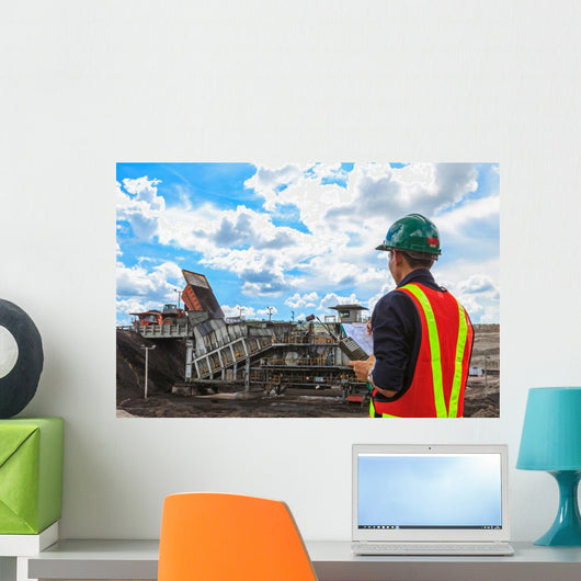 Mining Enginee Wall Mural