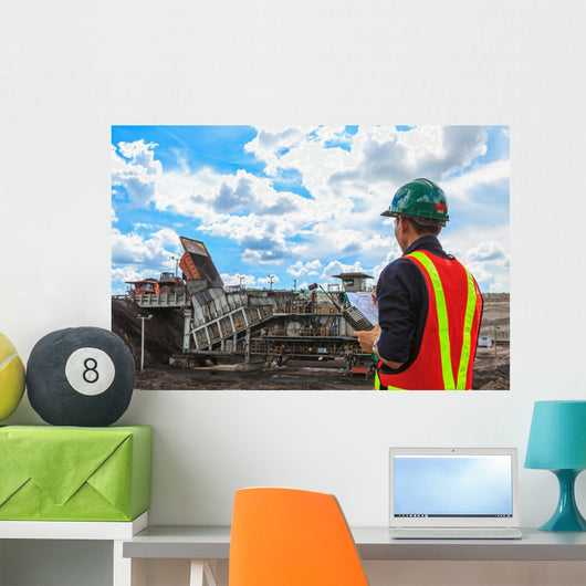 Mining Enginee Wall Mural