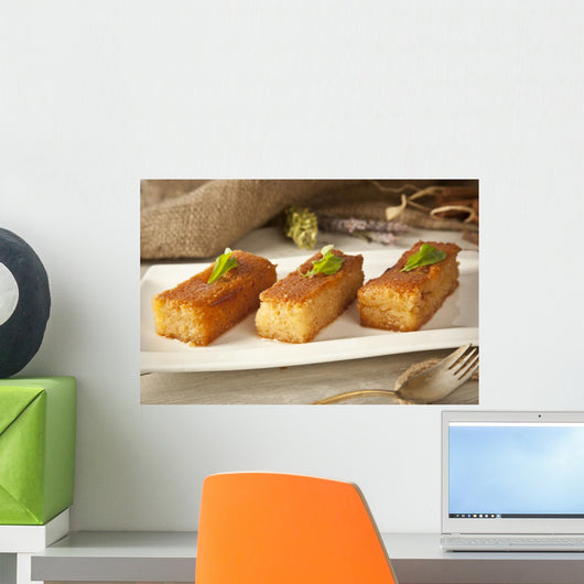 Ramadan Dessert sam tatlisi traditional Turkish sweet Wall Mural