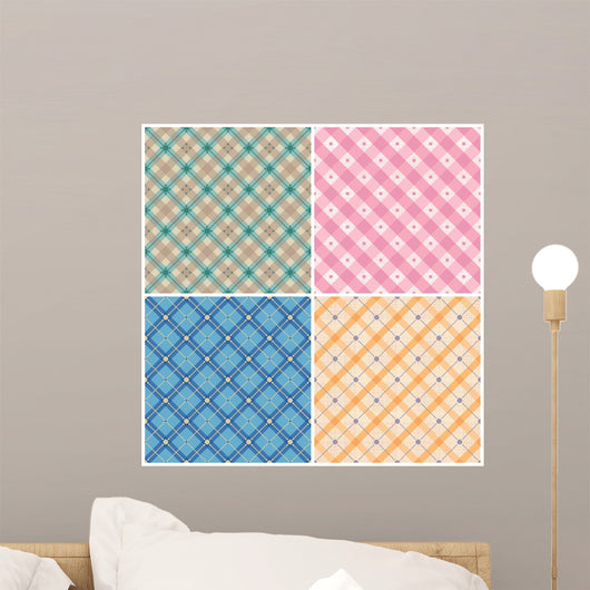 Vector Seamless Patterns Wall Decal