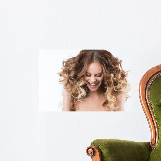 Beauty Portrait Beautiful Smiling Wall Decal