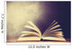 Opened book on a table. Wall Mural