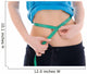 Fitness Concept Girl with Wall Decal