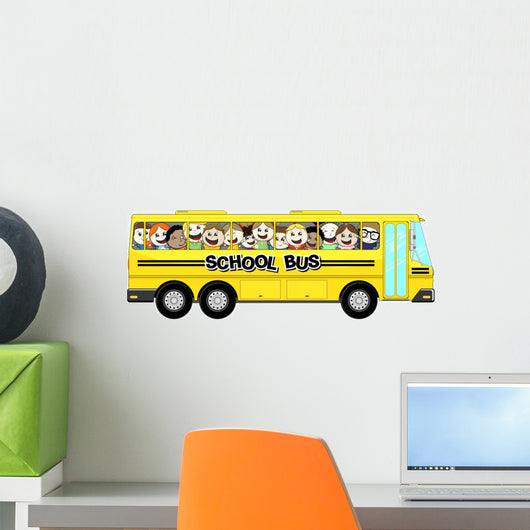school bus trip Wall Decal