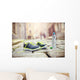 Running shoes and bottle of water Wall Mural