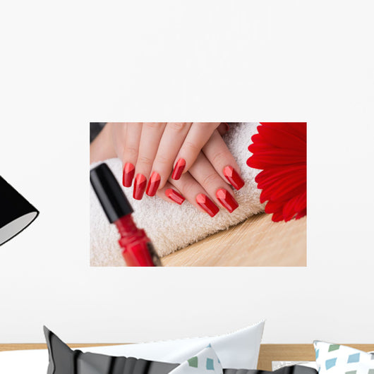 Manicure treatment Wall Mural