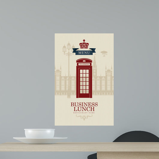 Menu for Business Lunches Wall Decal