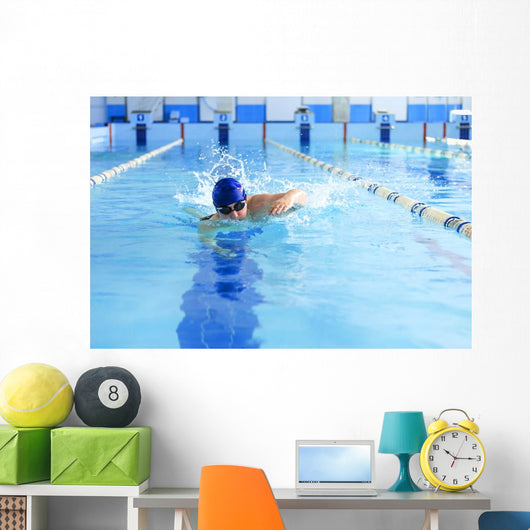 Swimmer Wall Mural