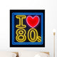 I love the 80s neon Wall Mural