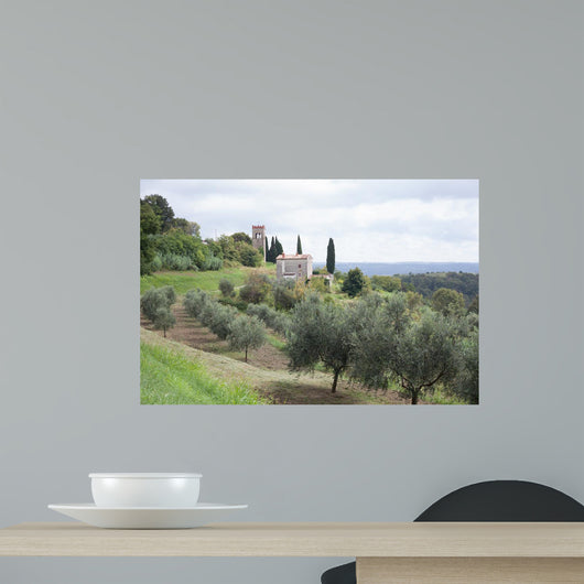 Stone House Olive Country Wall Decal