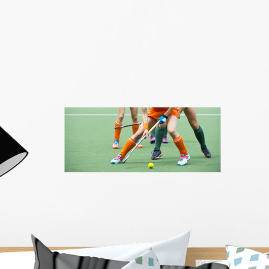 field hockey midfield challenge Wall Mural