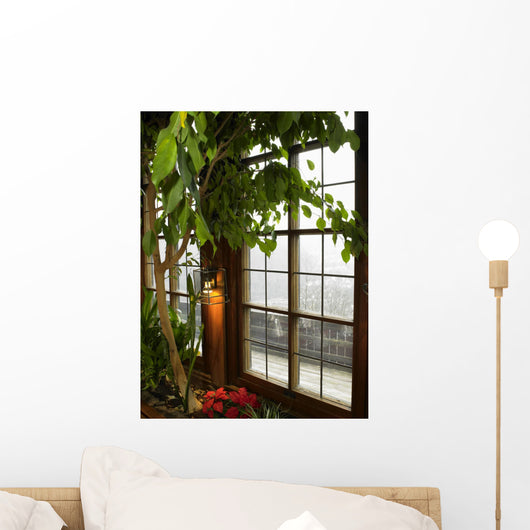 Castle Window Wall Mural