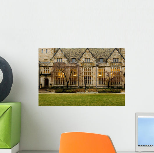 Yale University campus at evening, New Haven, Connecticut Wall Mural
