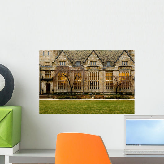 Yale University campus at evening, New Haven, Connecticut Wall Mural