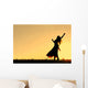 Woman Dancing Silhouette Wall Mural