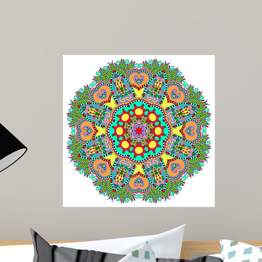 Circle Lace Ornament round