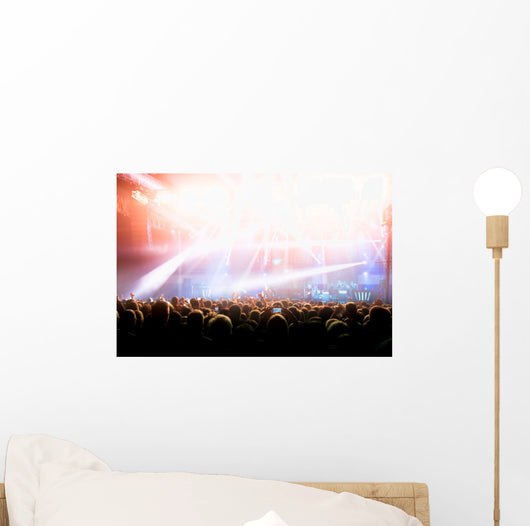 Concert Crowd Wall Mural