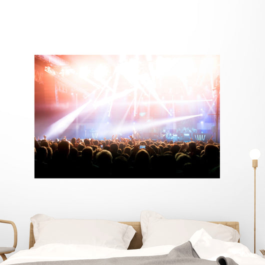 Concert Crowd Wall Mural