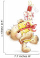 Birthday Teddy Bear Wall Decal