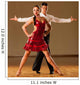 Latino Samba Dance Wall Decal