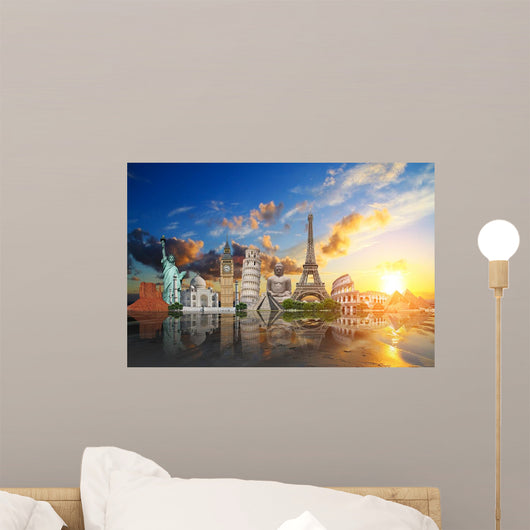 Travel World Monuments Concept