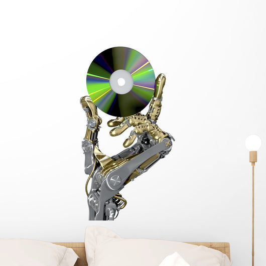 Data-Loving Robot Hand Wall Decal