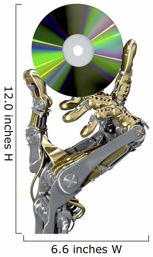 Data-Loving Robot Hand Wall Decal